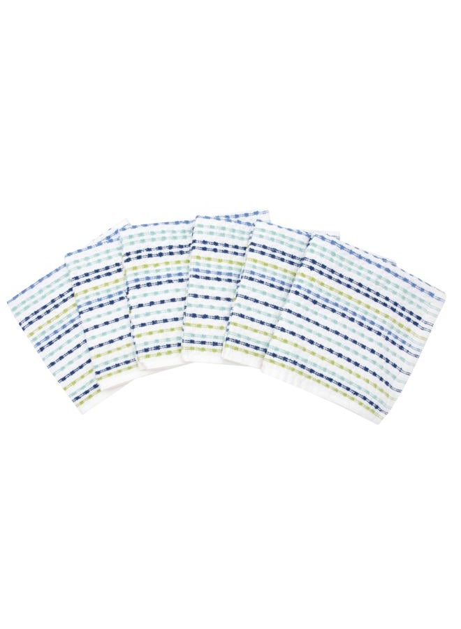 Ritz Pebble Bar Mop Cloth, Cool Blue Green, 6 Piece Set - Image 2