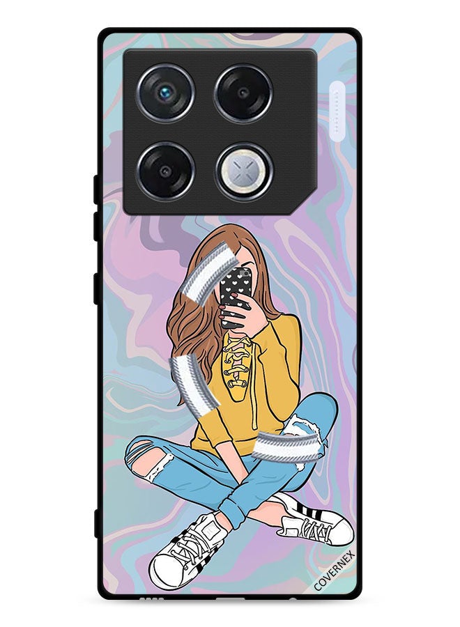 Covernex Infinix GT 20 Pro 5G Protective Case Cover Girl Taking Photo - Image 1