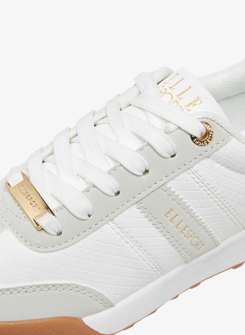 ELLE Women's Panelled Lace-Up Sneakers - Image 4