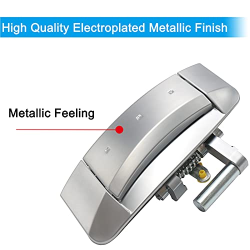 APPERFiT Exterior Door Handle Right Passenger Side for 350Z 2003 2004 2005 2006 2007 2008 2009 Replaces 80606-CD01E, 80606-CD00E - Image 5