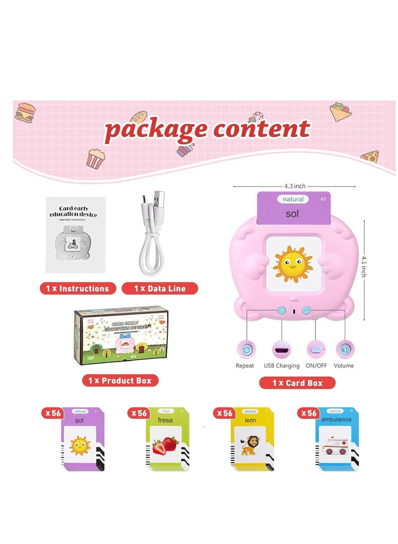 Talking Flashcards for Kids - Interactive Reading Machine for Preschoolers - Image 2