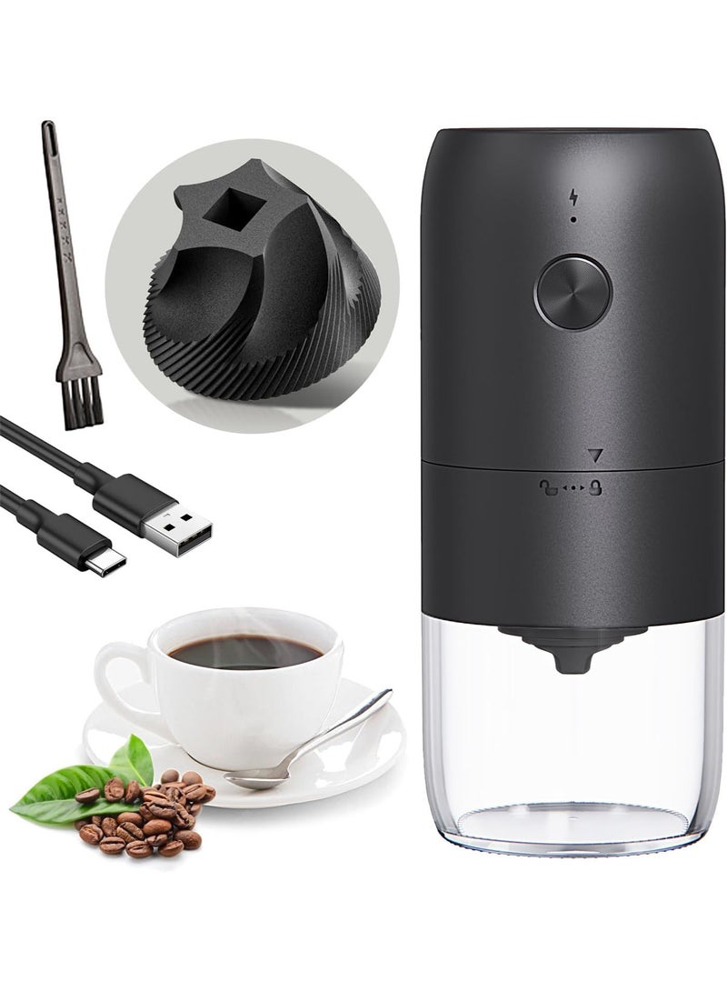 MissTiara V60 Burr Coffee Grinder with 40 Adjustable Settings & 35g Capacity, 1800mAh Rechargeable Coffee Bean Grinder with Conical Ceramic Burr, for Travel, Camping, Office, Espresso, etc  - Image 2