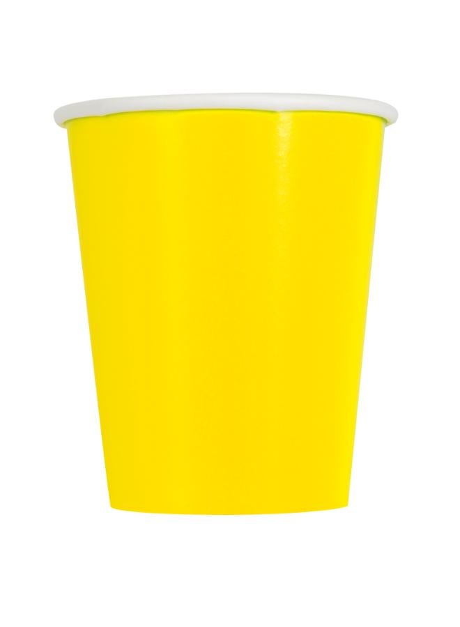 Unique Neon Yellow Paper Cup - Image 2