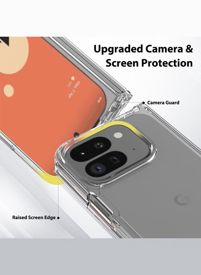 CATANES (for Google Pixel 9 Pro Fold 2024/Pixel Fold 2 2024) Case Lightweight Soft Clear Shock Resistant Anti-Yellowing Anti-Fingerprint Cover - Image 3