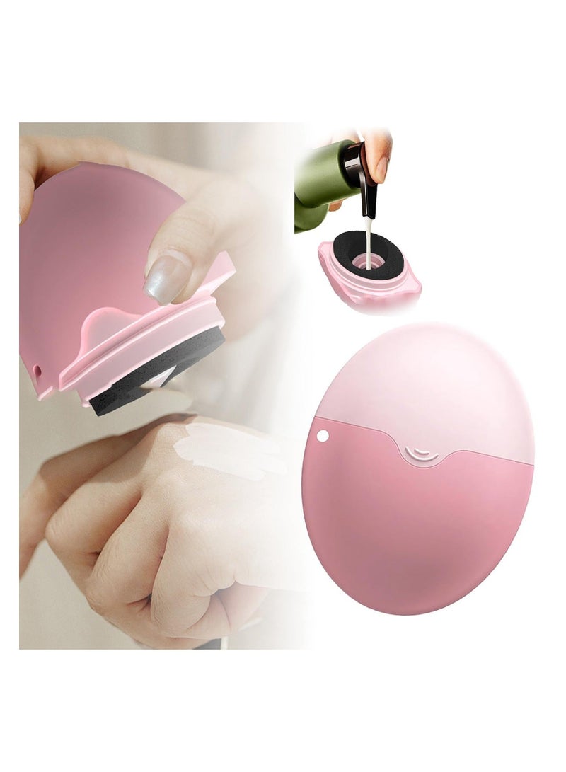 Sunscreen Applicator for Kids, Refillable Roll on Sunscreen Applicator, Brush on Sunscreen with Protective Caps, Travel Sunscreen Holds 100Ml Friendly for Families, Kids, Travel Set (Pink)  - Image 1