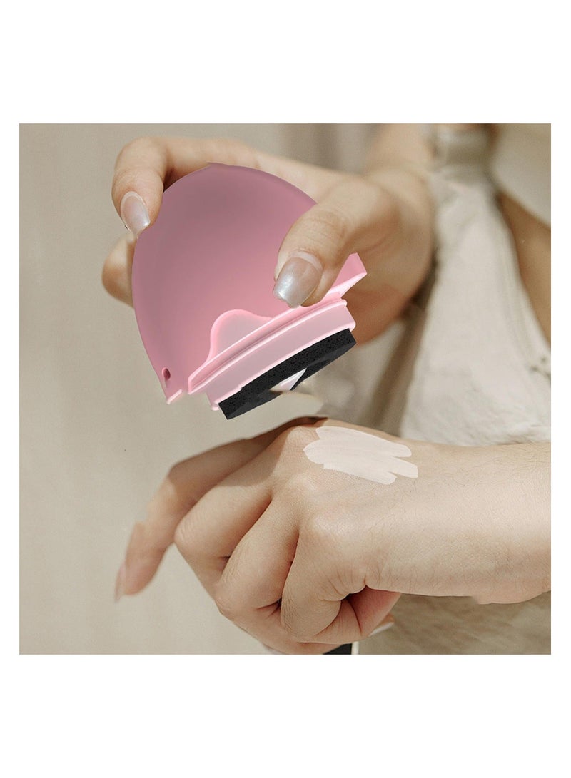 Sunscreen Applicator for Kids, Refillable Roll on Sunscreen Applicator, Brush on Sunscreen with Protective Caps, Travel Sunscreen Holds 100Ml Friendly for Families, Kids, Travel Set (Pink)  - Image 3