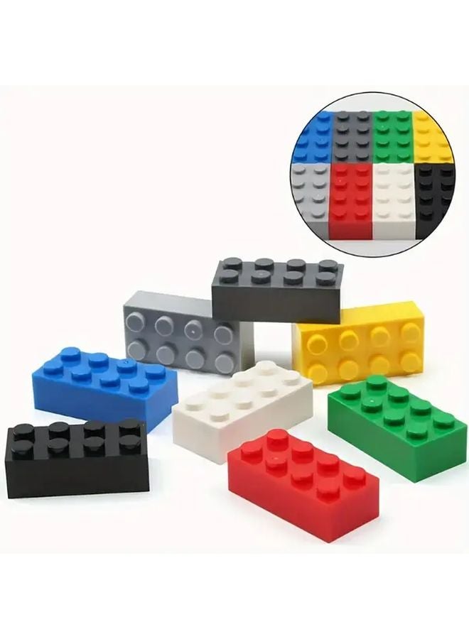 White Creative DIY Building Blocks 30pcs Compatible with 3001 High Brick 2x4 Hole Small Particle Block - Image 2