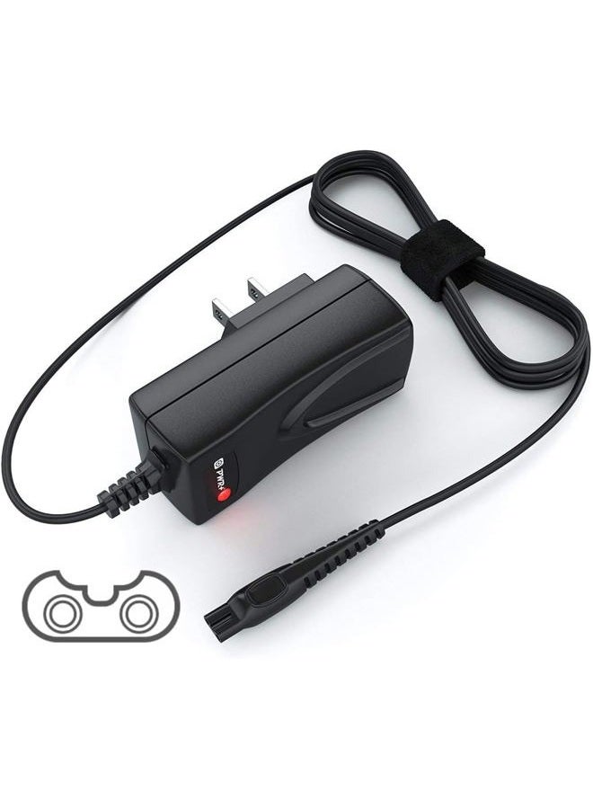 Pwr+ Norelco Precision, Bodygroom, Arcitec, Spectra, Ronsit SensoTouch Electric Shaver Razor HQ8505 8500X SmartTouch-XL Speed-XL HQ Series AC Adapter Rapid Charger 6.5 Ft EXTRA LONG Cord - Image 1