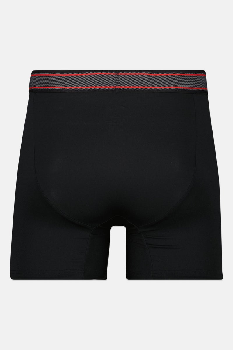 Pajar Men 3 Pack Brand Logo Boxer Brief, Black  - Image 3
