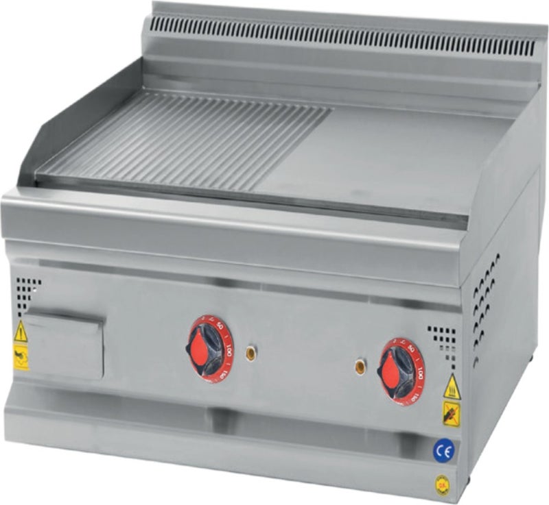 CSA Inox Karacasan Industrial 700 Series Countertop Natural Gas Semi Channel Grill  - Image 3