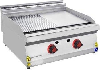 CSA Inox Karacasan Industrial 700 Series Countertop Natural Gas Semi Channel Grill  - Image 1