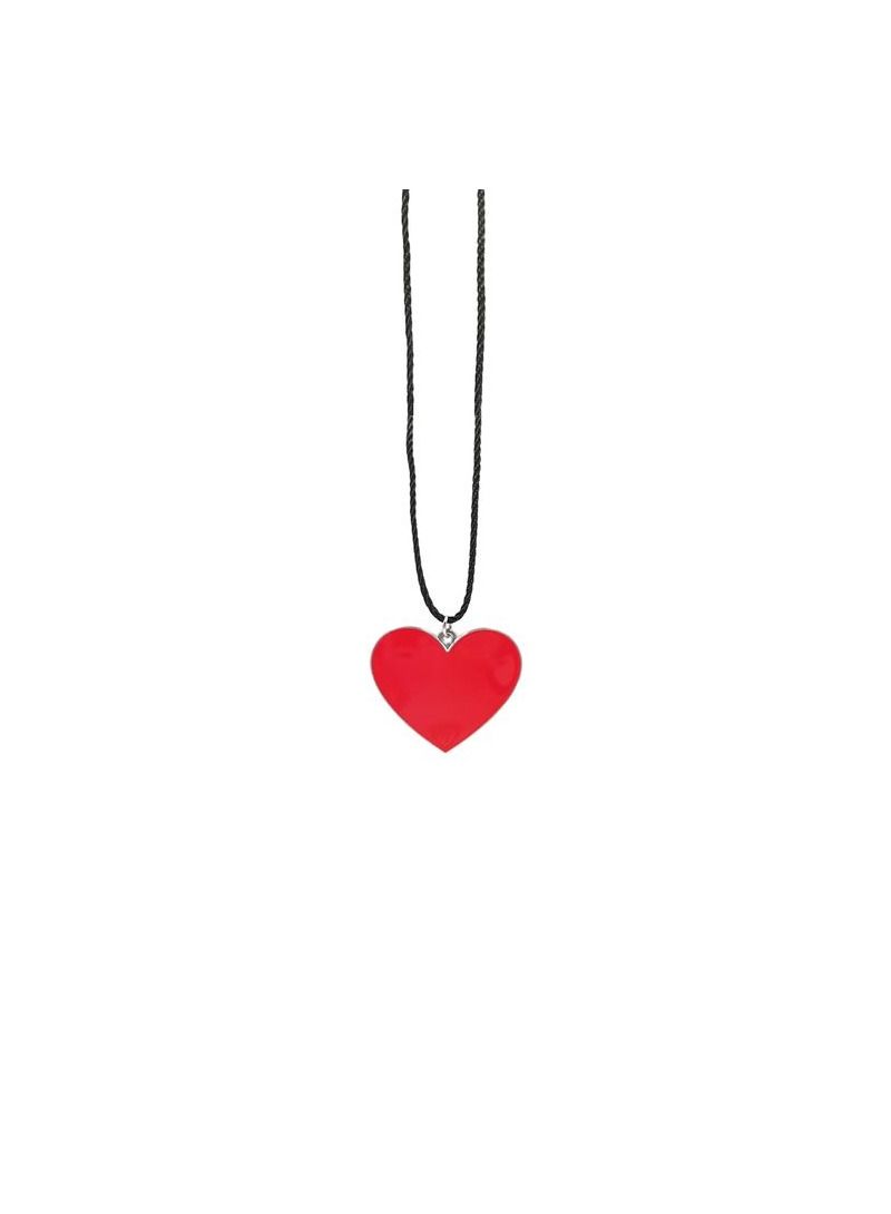 NMC Love Heart Emblem Logo Car Mirror Hanging Pendant Mini Metal Decoration Chain with Heart Love Emblem Logo Pendant 1Pcs - Image 2