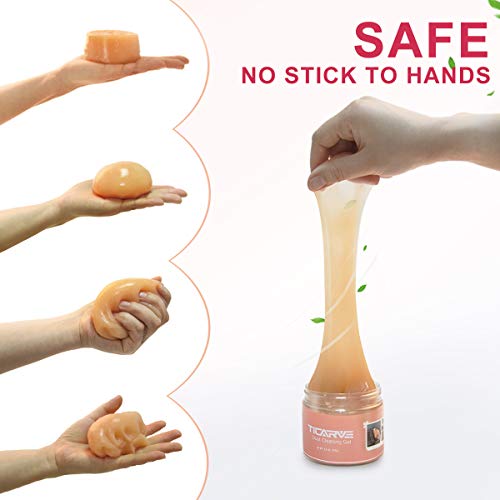 TICARVE Cleaning Gel for Car Detail Putty Cleaning Gel Auto Detail Tools Car Interior Cleaner Cleaning Mud Dust for Cars and Keyboard Cleaner Gel Clean Slime Reusable Car Vent Cleaner - Image 5