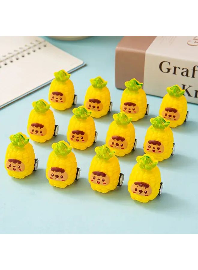10Pcs Random Color Pineapple Cart Fruit Toys For Party Gift Bag Filling - Image 2