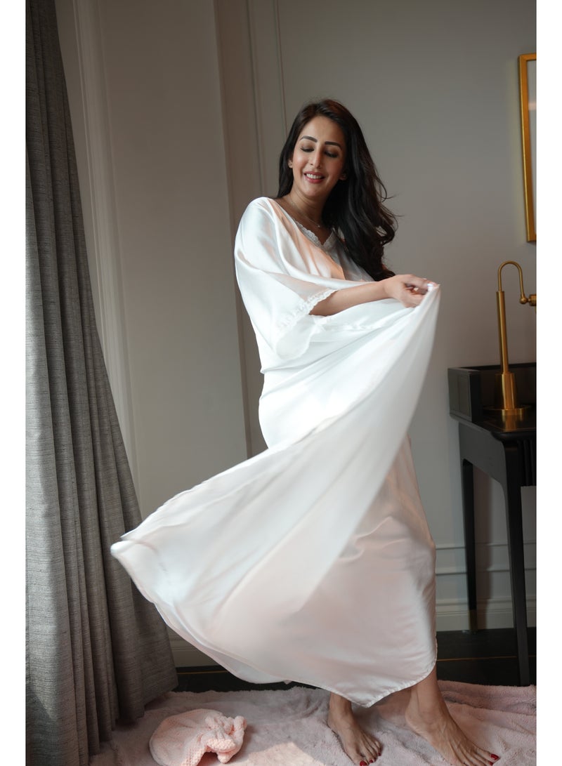 Ammarzo Flowy Free-Size Kaftan Nightdress Loungewear for Women - Image 2