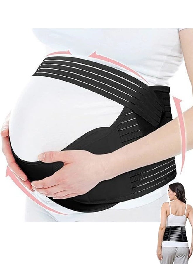 HY Maternity belt - pregnancy support - waist/back/abdominal strap, abdominal support - black size M - Image 1