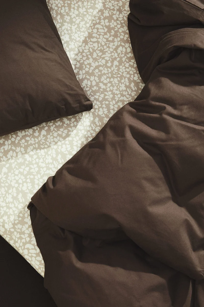 H&M Patterned cotton fitted sheet