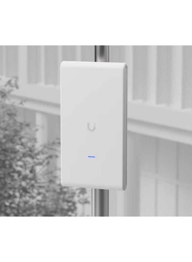 أوبيكويتي نقطة وصول UniFi U6 Mesh Pro WiFi 6 – 4 تدفقات مكانية، سعة 350+ جهاز، تغطية 185 م²، هوائي فائق مدمج، تصميم مقاوم للعوامل الجوية للاستخدام الخارجي/الداخلي، مدعوم بالطاقة عبر الإيثرنت، اتصال جيجابت وصلة تمرير، نطاقات عالية الأداء 2.4GHz و 5GHz، تركيب على الحائط والعمود – مثالي للشبكات ذات الكثافة العالية | U6-Mesh-Pro - Image 3