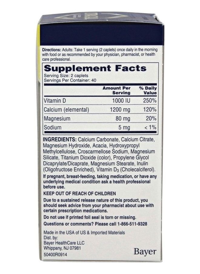 Citracal Calcium Plus D Slow Release 1200, 80 tabs