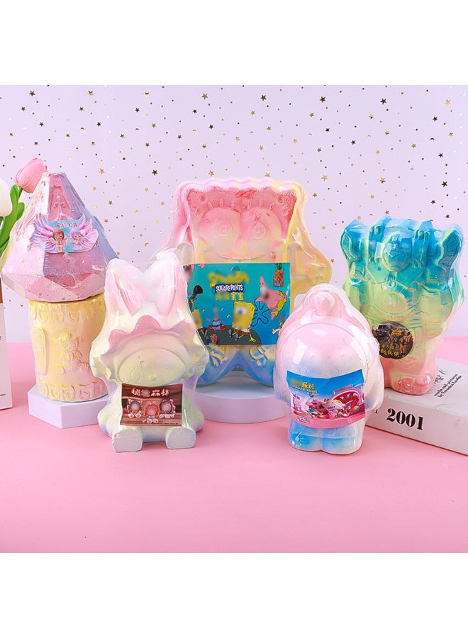 Children's Beating Toys Dinosaur Fossil Digging Gem Archaeological Digging Toys Handmade DIY Digging Blind Box Wholesale-Color:Colorful Children's View (send Digging Tools) - Image 4