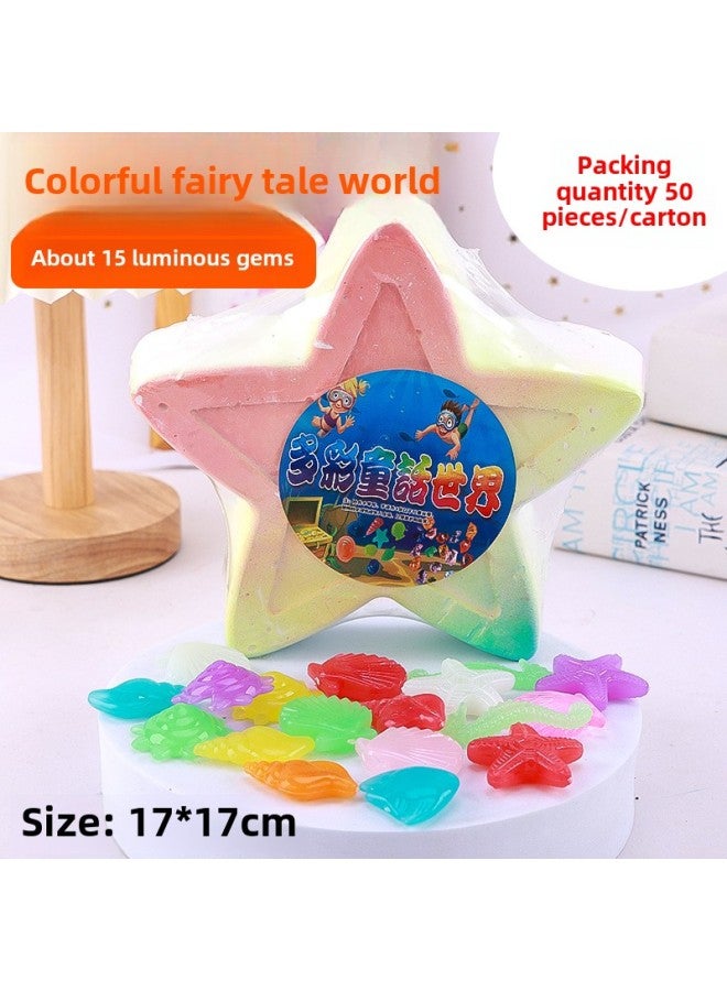 Children's Beating Toys Dinosaur Fossil Digging Gem Archaeological Digging Toys Handmade DIY Digging Blind Box Wholesale-Color:Colorful Children's View (send Digging Tools) - Image 1