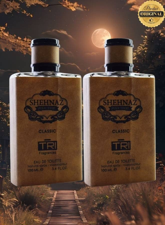 تي أر آي 2 قطع عطر شهناز كلاسيك تي ار أي 100 مل - Image 1