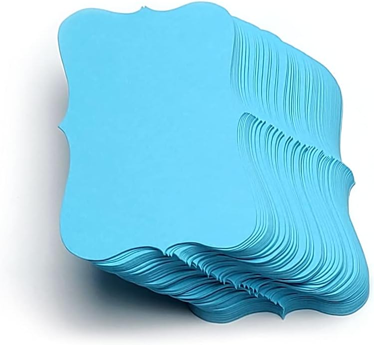 PPAPPAPPIYO 3.5x2 color index cards (100) Paper - Blank (blue) - Image 2