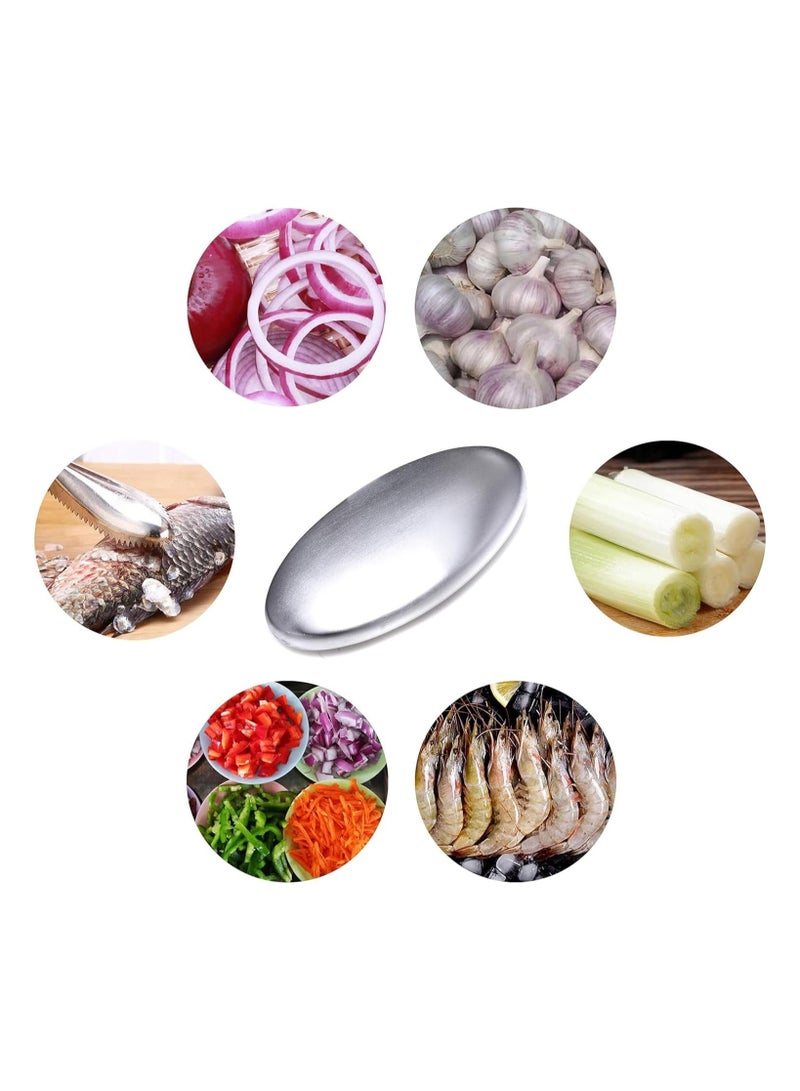 1 Pcs Metal Soap Deodorant Odor Absorber Stainless Steel Kitchen Gadgets Metal Soap Bar Kitchen Utensils Stainless Steel Hand Soap Dish - Image 2