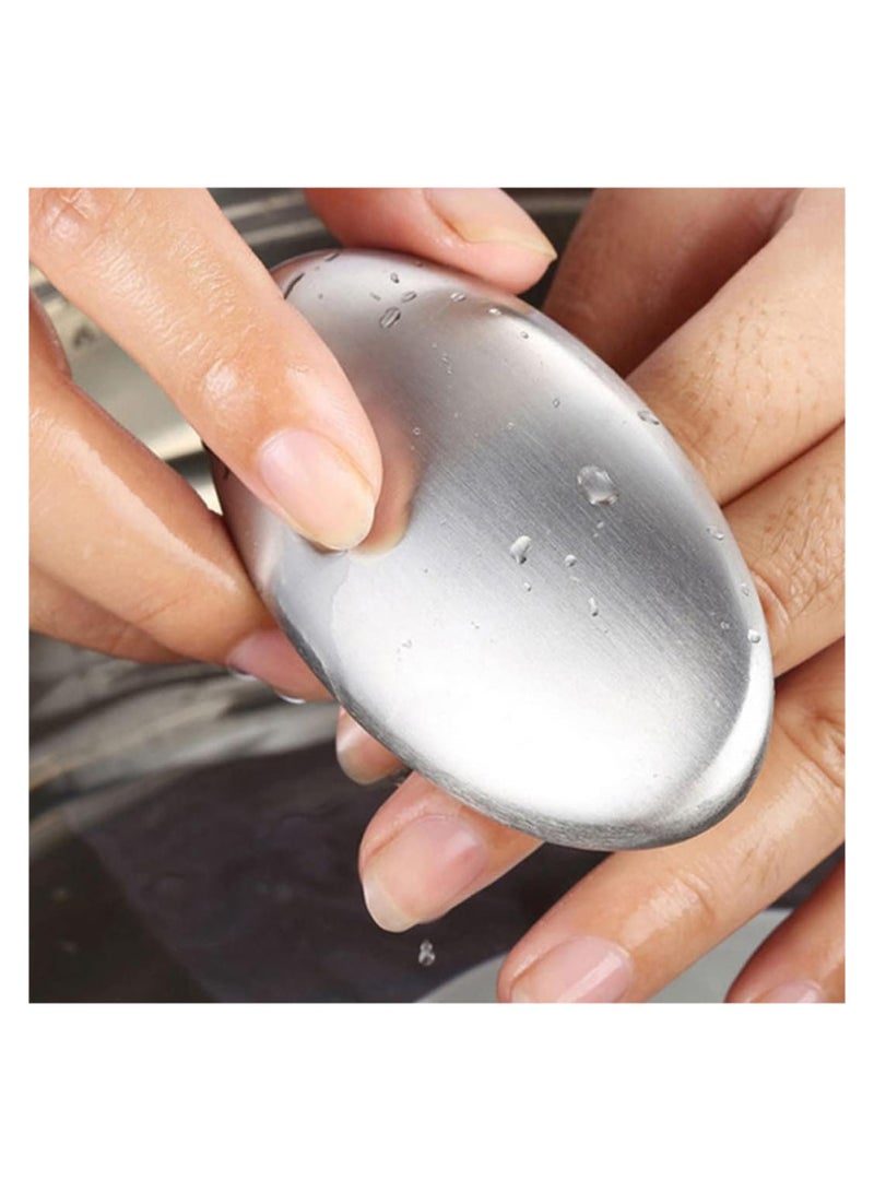 1 Pcs Metal Soap Deodorant Odor Absorber Stainless Steel Kitchen Gadgets Metal Soap Bar Kitchen Utensils Stainless Steel Hand Soap Dish - Image 3