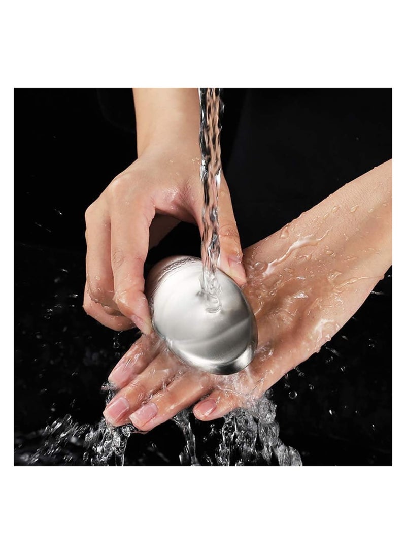 1 Pcs Metal Soap Deodorant Odor Absorber Stainless Steel Kitchen Gadgets Metal Soap Bar Kitchen Utensils Stainless Steel Hand Soap Dish - Image 4