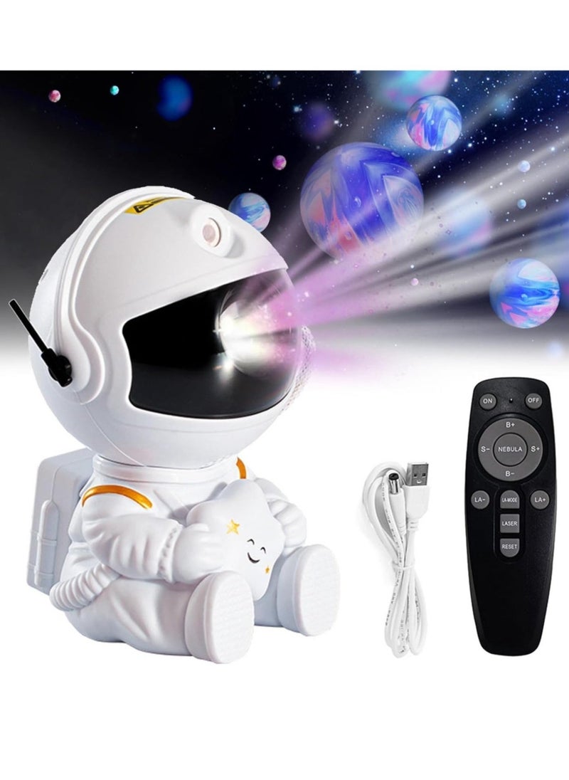 ELTRAZONE Star Projector Astronaut Galaxy Light Projector, Kids Room Decor Aesthetic, Tiktok Nebula Night Lights, Remote Control and 360°Rotation Magnetic Head, Star Lights for Bedroom, Gaming Room Decor - Image 1
