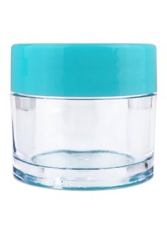 Pana Beauticom® 7 Gram / 7 ML (Quantity: 60 Pieces) Thick Wall Round Leak Proof Clear Acrylic Jars with Teal Lids for Beauty, Cream, Cosmetics, Salves, Scrubs  - Image 4
