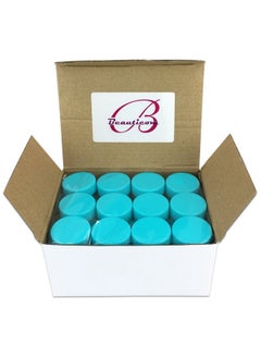 Pana Beauticom® 7 Gram / 7 ML (Quantity: 60 Pieces) Thick Wall Round Leak Proof Clear Acrylic Jars with Teal Lids for Beauty, Cream, Cosmetics, Salves, Scrubs  - Image 5