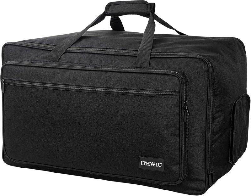 ITHWIU Speaker Carrying Bag with Thickened Sponge for Compact 10" Speaker Cabinets; Heavy-Duty Fits QSC K10, Yamaha DXR10 and more (IT-TOTE10), Black - Image 1