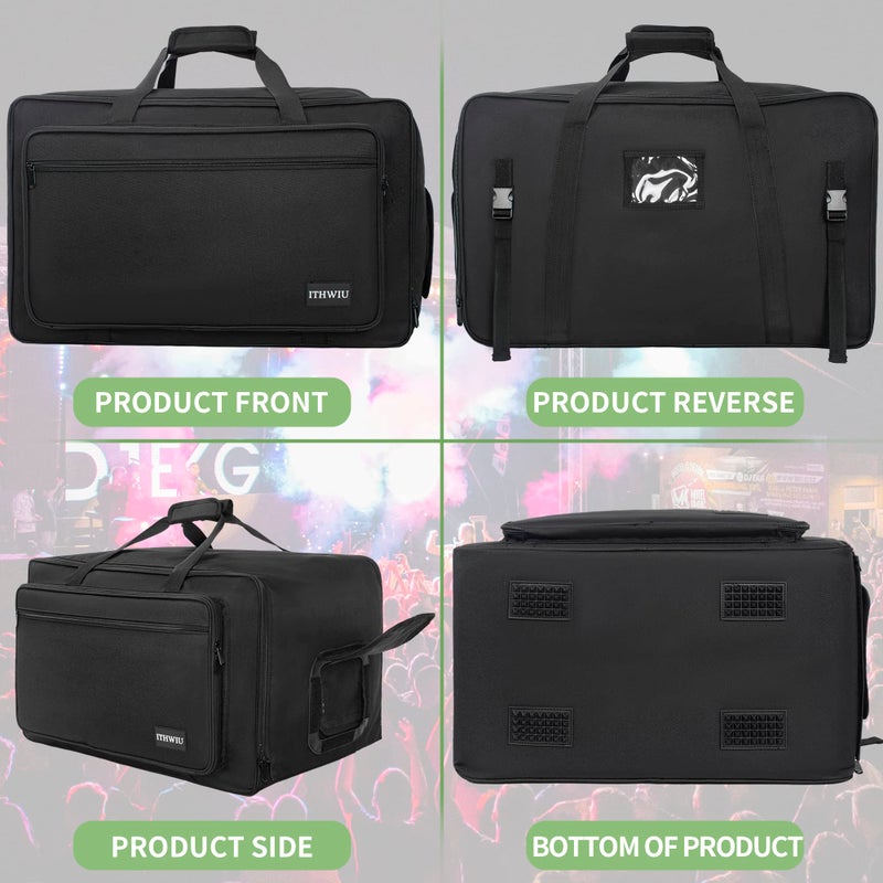 ITHWIU Speaker Carrying Bag with Thickened Sponge for Compact 10" Speaker Cabinets; Heavy-Duty Fits QSC K10, Yamaha DXR10 and more (IT-TOTE10), Black - Image 4