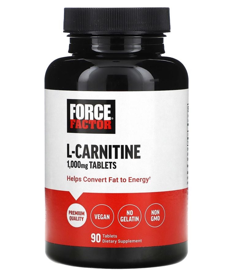 Force Factor L-Carnitine 1000 mg 90 Tablets