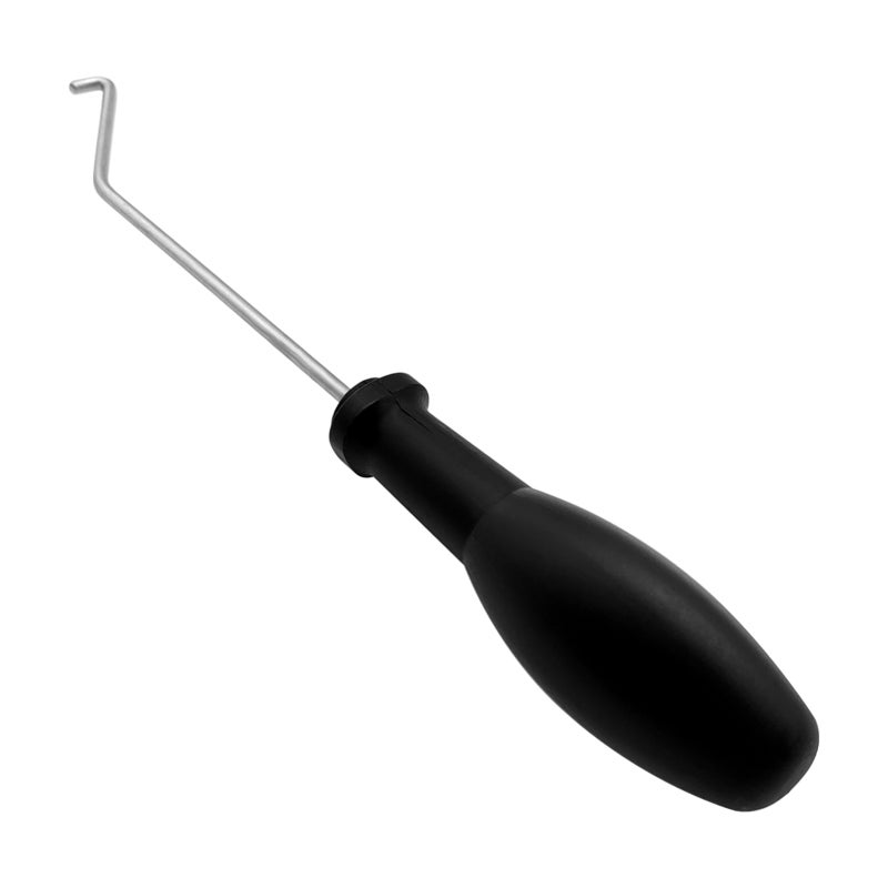 Door Handle Screwdriver: Black Sturdy Steel With Plastic Handle - Ergonomic Comfortable Grip Car Door Panel Removal Tool for Porsche Volkswagen Audi Car Repair Restoration Projects - Image 1