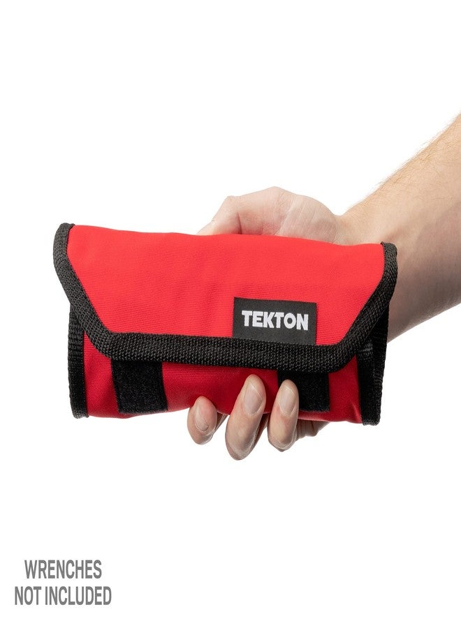 TEKTON 12-Tool Angle Head Wrench Pouch (Red, 8-19 mm) | OTP21201 | Made in USA - Image 4
