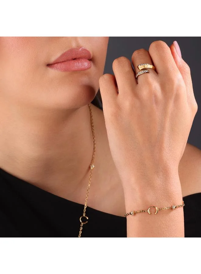 CERRUTI 1881  Aleia  Crystals With Small C Logo Bracelet for Women | Best Price UAE