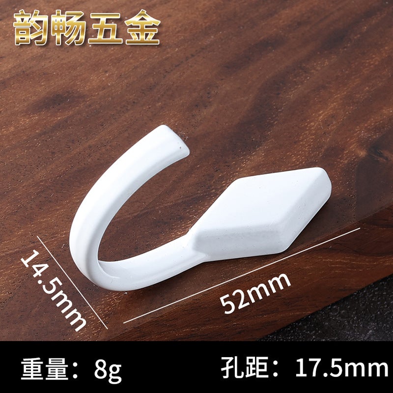 general Zinc Alloy Single Coat Hook Antique Style Wall Mount for Clothes Scarves - Image 1
