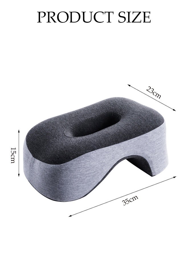 DUNISO Desk Pillow for Napping,Face Down Pillow, Ergonomic Memory Cotton Wedge Pillow for Sleeping，Soft and Comfortable，Suitable for Students and Office Workers - Image 2
