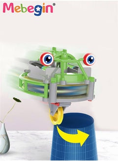 2 in 1 Spinner Toy, Creative Anti-gravity Unicycle, Balanced Frog-shaped Toy, Unique Light-Up Gaming Spinner Toy with Smooth Edges, Designed with Unicycle Shape, Made Of ABS Plastic, 9*9*10cm