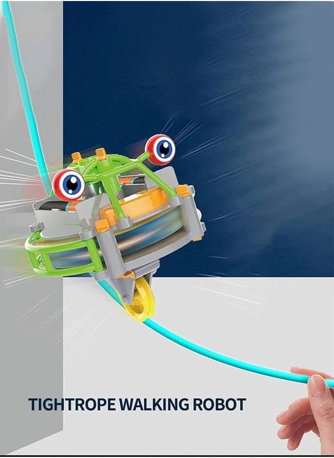 MEBEGIN - 2 in 1 Spinner Toy, Creative Anti-gravity Unicycle, Balanced Frog-shaped Toy, Unique Light-Up Gaming Spinner Toy with Smooth Edges, Designed with Unicycle Shape, Made Of ABS Plastic, 9*9*10cm - Image 1