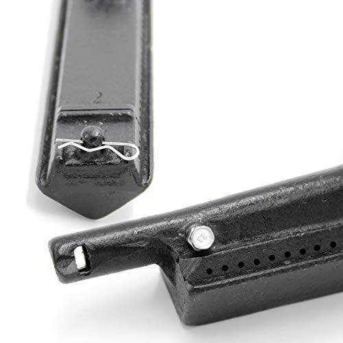 Hongso 13 3/4 Inch Cast Iron Burner Replacement Parts for Charbroil Front Avenue 463242304, Charbroil 463240804, 463240904, 463251505, 463247004, 463261406, Thermos 461230403, Centro, Kirkland Models - Image 5