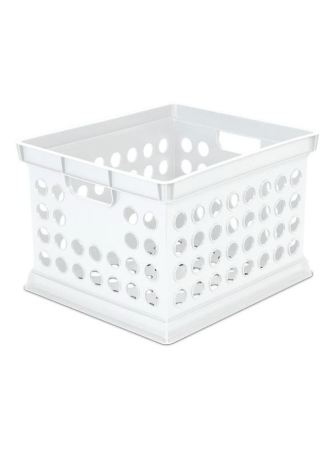 ستيريليت صندوق تخزين بلاستيكي متعدد الاستخدامات ومتـين أبيض 3 كوارت 8028573 - Image 1
