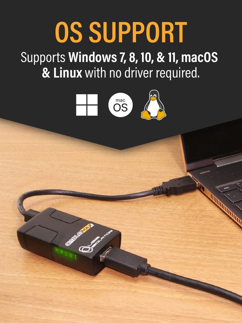 Cablemax USB 2.0 Isolator - Hi-Speed 480Mbps, Surge Protection, No Drivers Needed - Plug & Protect Your Investment - Image 5