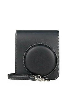 O Ozone Case for Fujifilm Instax Mini 40 Case, PU Leather Instant Camera Protective Cover with Adjustable Shoulder Strap -Black  - Image 1