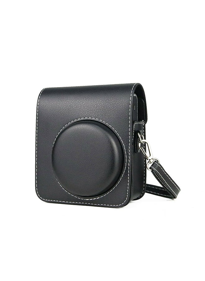 O Ozone - Case for Fujifilm Instax Mini 40 Case, PU Leather Instant Camera Protective Cover with Adjustable Shoulder Strap -Black - Image 1