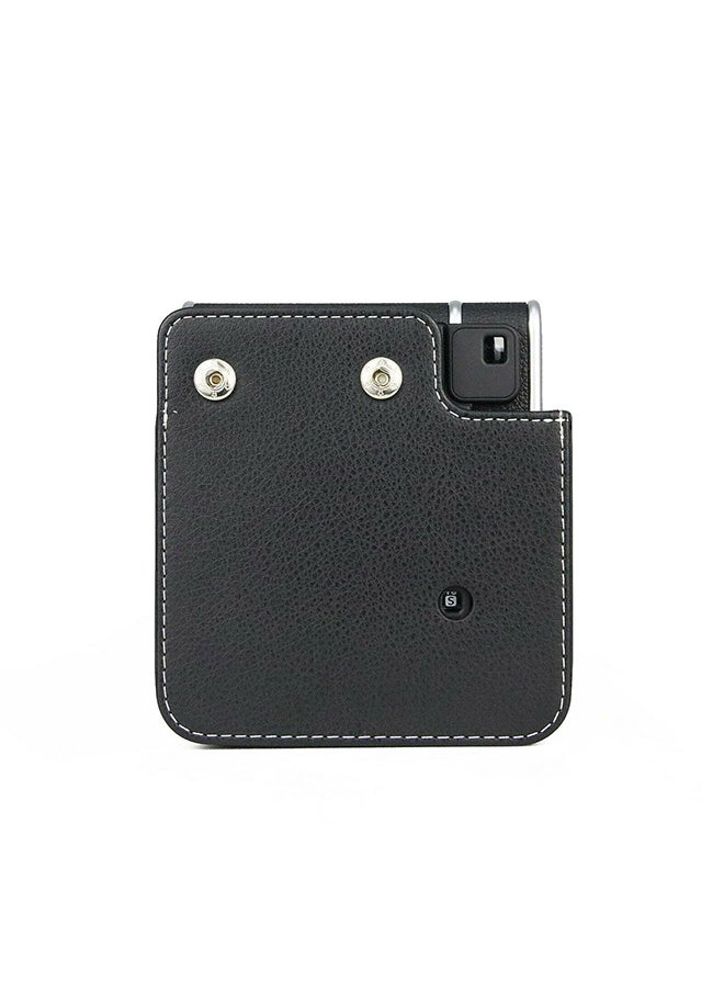 O Ozone - Case for Fujifilm Instax Mini 40 Case, PU Leather Instant Camera Protective Cover with Adjustable Shoulder Strap -Black - Image 1