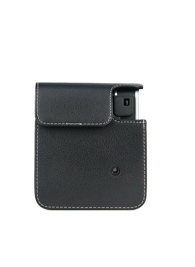 O Ozone - Case for Fujifilm Instax Mini 40 Case, PU Leather Instant Camera Protective Cover with Adjustable Shoulder Strap -Black - Image 1